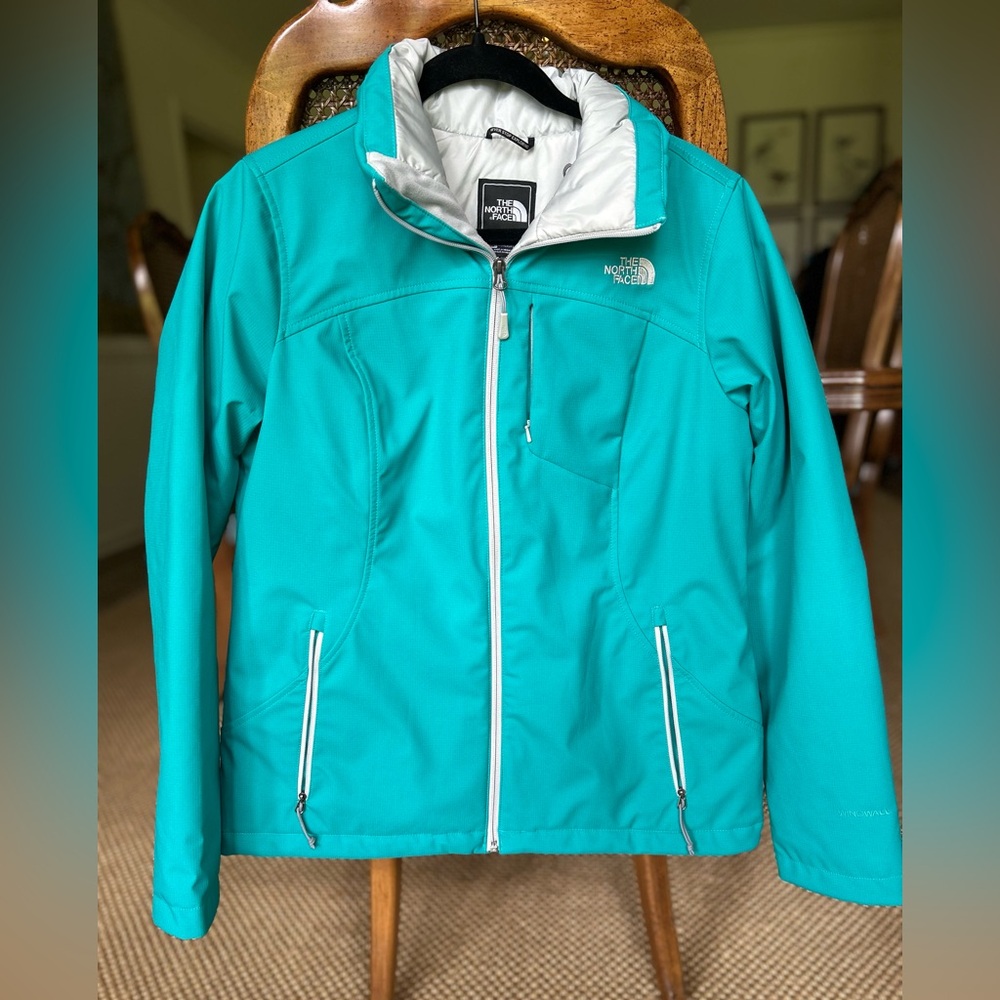 The North Face Apex Elevation Teal Jacket Women’s size L l Primaloft insulation